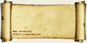 Milana Erić vizit kartica